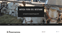 Desktop Screenshot of anticafieradelbestiame.com